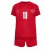 Denemarken Christian Eriksen #10 Babykleding Thuisshirt Kinderen WK 2022 Korte Mouwen (+ korte broeken)